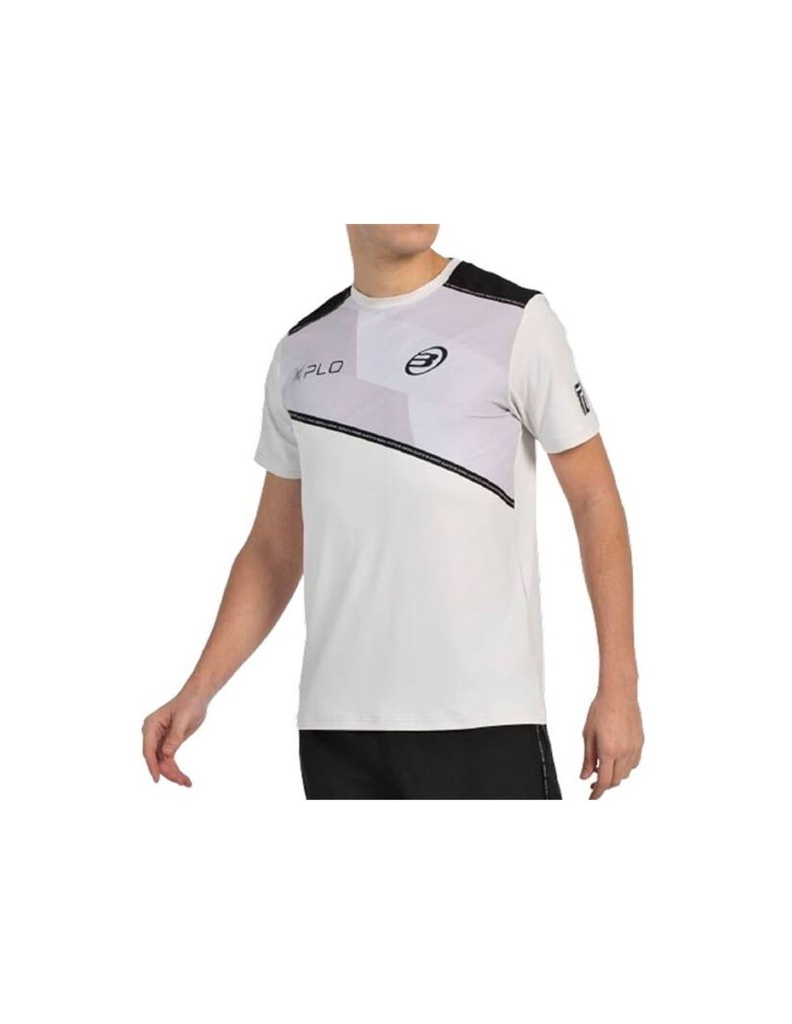 Camiseta De Padel Bullpadel Dinneno 25v Hombre Gris Perla