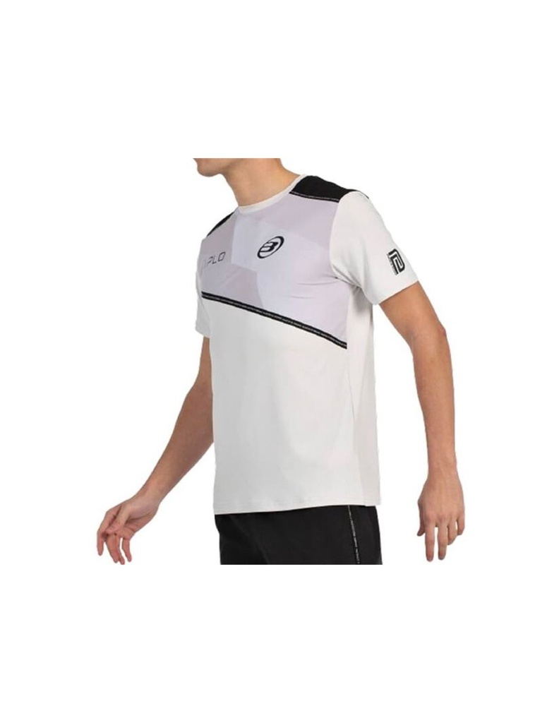 Camiseta De Padel Bullpadel Dinneno 25v Hombre Gris Perla