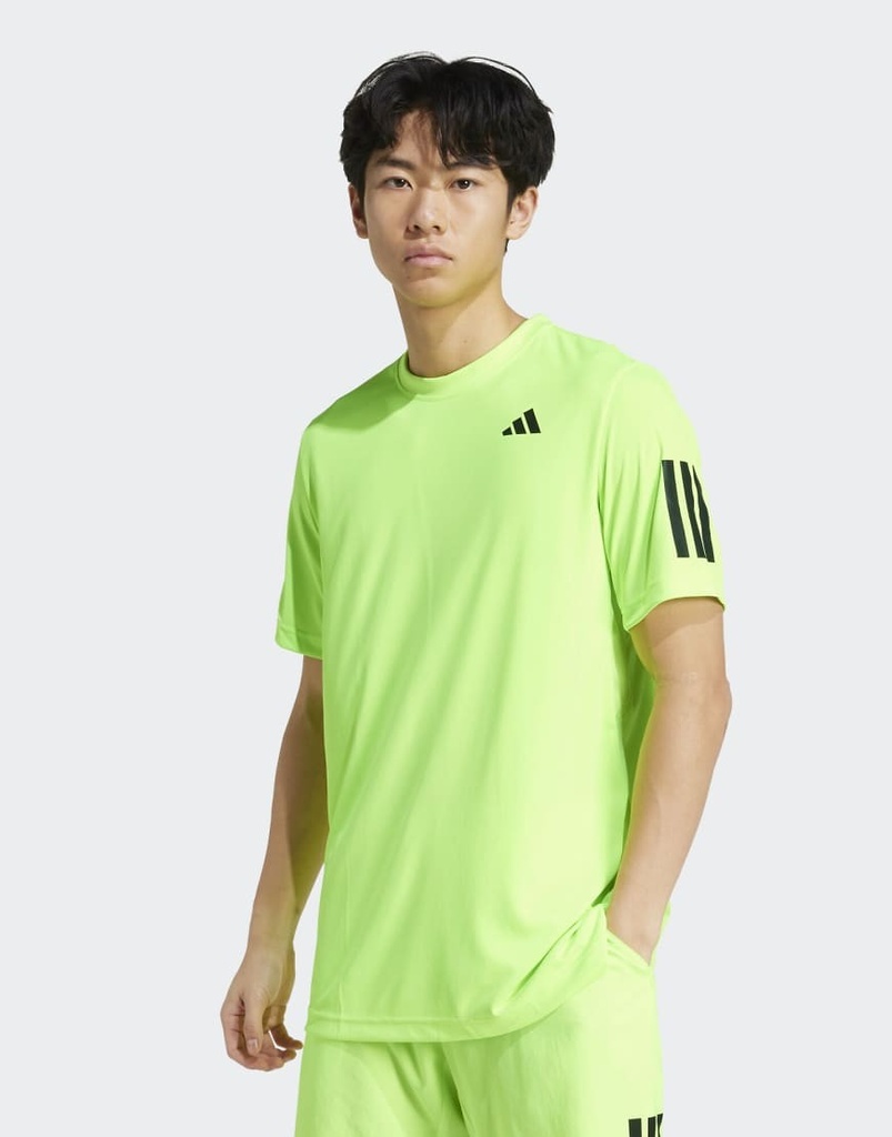 Camiseta Adidas Club 3 Stripes Lucid Lemon