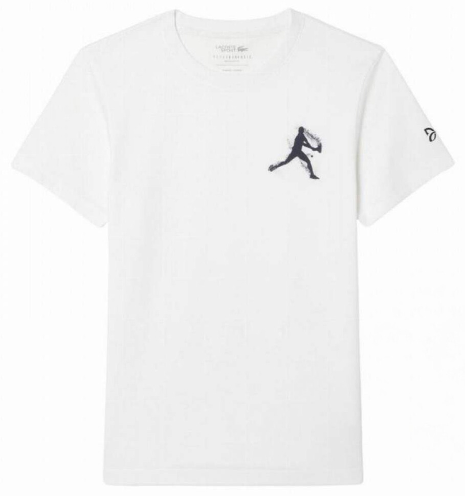 Camiseta Lacoste Novak Djokovic (Blanca, M)
