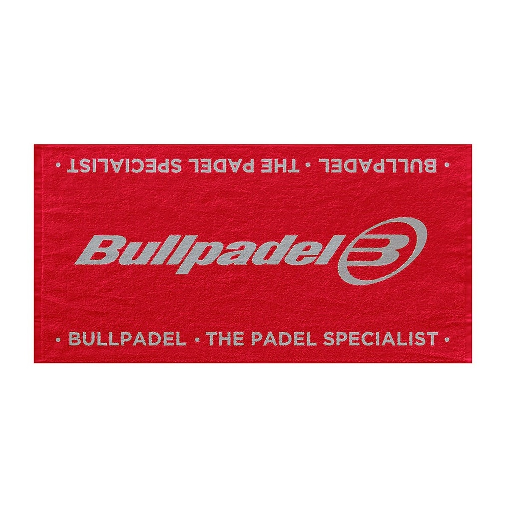 [TOABP10050R] Toalla Bullpadel 100x50 Rojo