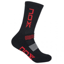 CALCETINES NOX NEGROS CON ROJO